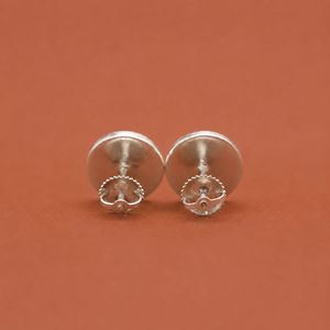 Pendientes de Cruz Religiosa Cristiana con Halo Redondo de Plata de Ley 925 para Mujeres y Hombres, Regalo - Product Image 4