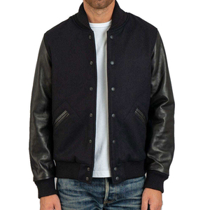 OEM Custom High Quality <b>Men</b> Baseball Varsity <b>Jackets</b> Varsity College Baseball <b>Jacket</b> For <b>Men</b> - Product Image 1