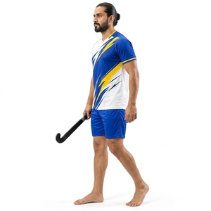 Uniforme de hockey de haute qualité avec coutures durables et confort pour les joueurs lors des matchs actifs, uniforme de hockey respirant - Product Image 3
