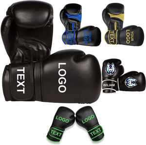 No Boxing No Life Guantes de Boxeo Profesionales de Cuero Vacuno con Cordones, Acolchado Grueso de 4 Capas, Protección Completa para los Dedos, Absorción de Humedad - Product Image 6