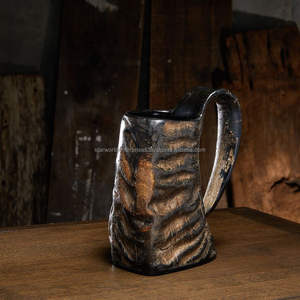 Natural Drinking Horn Mug <b>Ceramic</b> <b>Cups</b> for Home Party and Hotels Use - Product Image 2