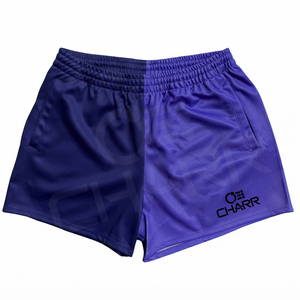 Shorts de rugby en sergé 100 % coton pour hommes – Vente en gros, été, jeunesse, sergé premium, grandes tailles - Product Image 3