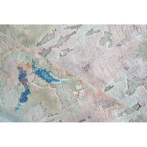 Abstrait noué à la main bambou latte/jonc de mer tapis Rectangle sol Art en multi couleurs à la main ensemble - Product Image 6