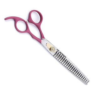 Tijeras de Entresacar Profesionales para Mascotas de 8 Pulgadas, Tijeras de Peluquería Canina de Acero Inoxidable Premium con Mangos Elásticos - Product Image 2