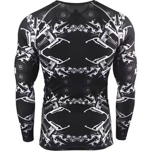 Camiseta Deportiva de Manga Larga para Hombre, Modelo 2026, de Alta Calidad, con Estampado, al Por Mayor, al Precio Más Bajo - Product Image 4