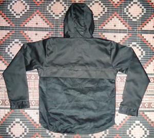 เสื้อแจ็คเก็ตผ้าฝ้ายแบบซิปครึ่งตัว กันลม สไตล์ลำลอง มีฮู้ด ลายพิมพ์ที่กระเป๋า ระบายอากาศได้ดี ผ้าทอไร้รอยต่อ ย้อมสีสำเร็จ - Product Image 4