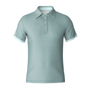 Camisetas Polo de Secado Rápido para Hombre, Camisetas de Tenis Casuales con Cuello de Poliéster, Camiseta de Golf de Manga Corta que Absorbe la Humedad, Proveedor de Ropa - Product Image 4