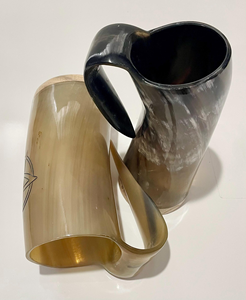 Jarra de Cerveza Artesanal Ecológica de Cuerno de Búfalo, Diseño Clásico con Asa, Gran Capacidad, Estilo Vintage, Decoración para Bar en Casa - Product Image 5