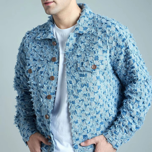 Chaquetas Vaqueras para Hombre en Color Negro, Cómodas, de Buena Calidad, a Precio de Mayoreo, Nueva Llegada, Precio Económico - Product Image 4