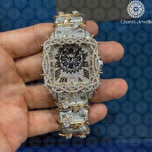 Reloj de Cristal de Lujo para Mujer Charm Jewells, Cuadrado, Analógico, de Cuarzo, con Correa de Acero Inoxidable de 18 mm, Cierre Plegable, Estilo Joyería de Moda - Product Image 1