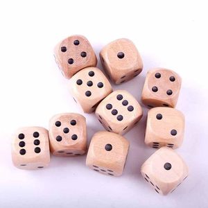 Dados de Madera con Números Grabados para Juegos de Mesa, Fiestas, Niños y Adultos - Product Image 3