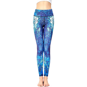 Floral Printed Womens Fitness <b>Leggings</b> High Waist Yoga Workout Gym Training Wear for Ladies - Product Image 1