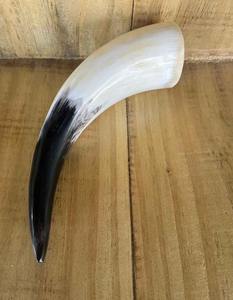 Drinking Horn Buffalo Horn <b>Glasses</b> Handmade Genuine Ox Horn <b>Beer</b> Mug Food Grade Natural Finish - Product Image 1