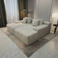 YY29 #   Housse de canapé combinée en tissu de velours côtelé moderne, convertible, emballage sous vide, rembourrage en éponge, salon, chambre à coucher, bureau