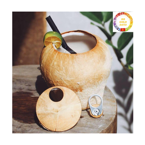 Noix de coco fraîche |   Onglet d'ouverture facile |   Eau naturelle |   Idéal pour les boissons de plage et de voyage |   Exportation du Vietnam - Product Image 2