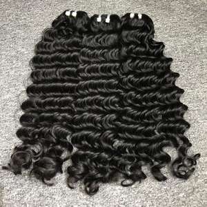 2023 vente chaude trame vague d'eau perruques de cheveux humains femmes noires avec crépus droite Jerry Curl vague naturelle crépus Curl Styles - Product Image 3