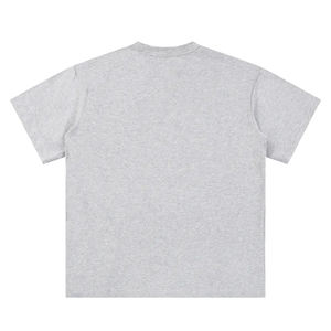 เสื้อยืดคอตตอน 100% ทรงคลับบ็อกซี่ขนาดใหญ่พิเศษ น้ำหนัก 260 กรัม สำหรับผู้ชาย ทรงไหล่ตก ผ้าคอตตอนซูเอด สำหรับชมรมนักศึกษา มหาวิทยาลัย - Product Image 6