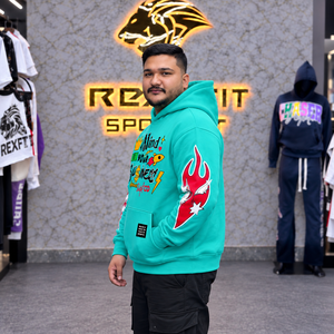 Sweat-shirt à capuche personnalisé unisexe, imprimé graphique, streetwear, coupe oversize, en molleton, avec poche kangourou, étiquette personnalisée, haut d'hiver pour le quotidien - Product Image 3