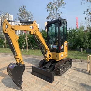 รถขุดขนาดเล็ก Caterpillar รุ่น Heavy Duty Compact Excavator พร้อมระบบไฮดรอลิกทรงพลังและดีไซน์ใช้งานได้จริงสำหรับขาย - Product Image 1
