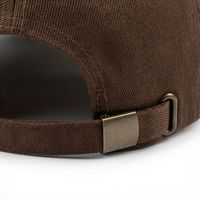 Casquette de baseball marron unie, style sport, imperméable, 100 % coton, toutes saisons, ventilée, universelle, loisirs, très demandée, pour homme