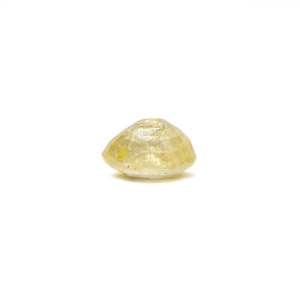 Loose 3.8 Carat Oval Cut Yellow Sapphire Gemstone for Fine Jewelry - Product Image 3