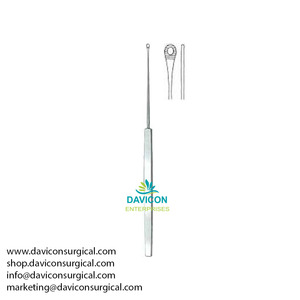 Instrumentos quirúrgicos de acero inoxidable, curetas de oreja afiladas BUCK de calidad Premium, 17cm - Product Image 2
