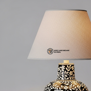 Modern Bone Inlay <b>Table</b> <b>Lantern</b> Aesthetic Floral Inlay Ginger Jar Light High-End Handicraft Decorative Accent <b>Lamp</b> with Custom - Product Image 3