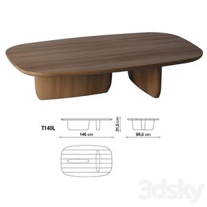 Modern Teak Wood <b>Coffee</b> <b>Table</b> Midcentury Living Room Furniture Handmade Design - Product Image 3