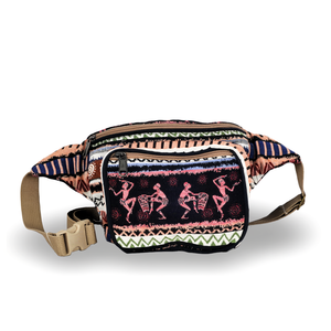 Sac banane en coton et chanvre, confortable et élégant, à porter à la main - Product Image 2