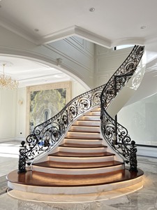 Victorian Cast Iron Stair <b>Railings</b> Indoor Rust Resistant <b>Wall</b> Mounted Balustrades For Staircase - Product Image 2