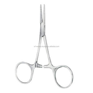 Pinzas Quirúrgicas Rectas y Curvas A-1 VERITAS Hartmane-Arteryy de 10 cm, de Acero Inoxidable, Manuales, Reutilizables |   Portaagujas - Product Image 1