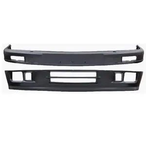 AUTO CAR BODY SPARE PARTS FRONT BUMPER UPPER LIP + LOWER BUMPER LIP FOR BMW E30 1984-1987 M-TECH STYLE CAR TUNING BODY KIT BUMPER