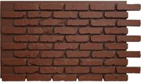 Panneaux de briques 3D modernes en PU, revêtement mural en faux pierre anti-UV, briques artificielles durables en polyuréthane pour façade extérieure de maison