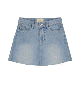 Customizable Multi-pocket Denim <b>Mini</b> Women's Denim Skirt High Quality Breathable Cotton Women's Casual Summer Wear - Product Image 3