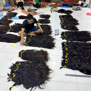 Vente en gros de cheveux vietnamiens bruts, cheveux en vrac, cuticules non traités, extensions de cheveux humains alignés - Product Image 2