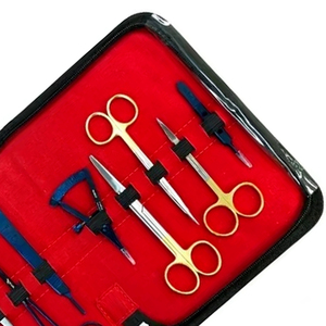 Kit d'instruments de blepharoplastie de qualité supérieure, 11 pièces, outils de chirurgie plastique, acier inoxydable, ensemble chirurgical manuel, certifié CE ISO - Product Image 3