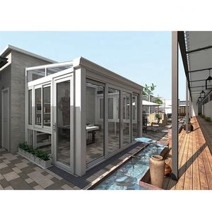 4 الموسم سونرووم الزجاج المقسى ادنى الألومنيوم Diy تحفظي للبيع الألومنيوم غرفة زجاجية - Product Image 3