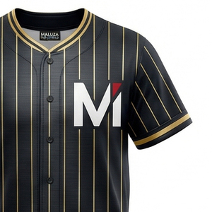 เสื้อเบสบอลแบบซับลิเมชั่นสั่งทำขายส่ง โพลีเอสเตอร์ 100% ระบายอากาศได้ดี ชุดทีมมืออาชีพ ออกแบบโลโก้ของคุณเองได้ - Product Image 2