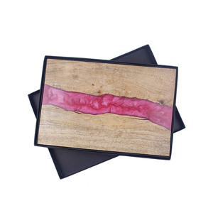 เขียงเสิร์ฟชีสทำมือจากเรซิ่นอีพ็อกซี่และไม้มะม่วง ปลอดภัยสำหรับเครื่องล้างจาน ราคาดีที่สุด - Product Image 5