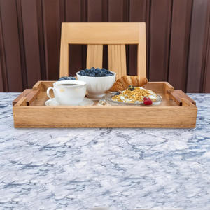 ถาดไม้มะม่วงขนาดใหญ่2ชิ้นถาดเสิร์ฟของตกแต่งโต๊ะกาแฟถาดเสิร์ฟพร้อม100% ธรรมชาติทำด้วยมืออย่างยั่งยืน - Product Image 6