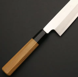 Couteau de Chef Forgé à la Main LEGACY BLADES, Acier à Haute Teneur en Carbone, Style Japonais, Manche en Bois Fait Main, Finition Polie, Biseau Droit - Product Image 6