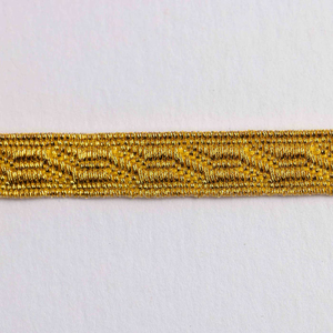 Premium Quality Gold Mylar Braid French <b>Wire</b> <b>Ribbon</b> Twisted Fringe Custom Made Eco-Friendly Embroidered Tassel Shoes Trim Alpha - Product Image 3