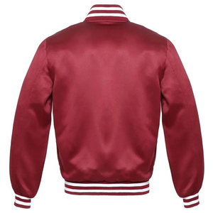 Chaqueta de satén azul liso para hombre, talla grande, 100% alta calidad, resistente al viento, moda de invierno, venta al por mayor, OEM 2026, gran éxito de ventas - Product Image 6