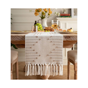 Bohemian Printed Eco Sustainable Easy Wash 33x180 Cm Made In India Geometric <b>Table</b> <b>Runner</b> Washable Home Decor 33x180 Cm Decor - Product Image 2