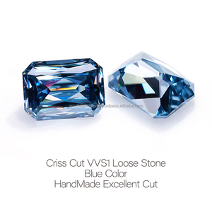 Grwon เพชร VVS เพชรราคาต่อกะรัตหินแฟนซีตัดสีหลวม CVD Loos เพชรสีฟ้า - Product Image 5