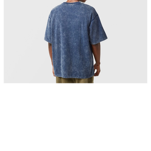 Wholesale High Quality 100% Cotton Woven <b>Blank</b> T-Shirt for Men Heavy <b>Weight</b> 180gsm Front Print Unisex Men Quick Dry & Breathable - Product Image 3