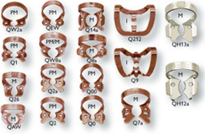 Pinzas de Retención para Dique Dental Profesionales, Pinzas de Dique de Goma Coloridas de Acero Inoxidable de Alta Calidad, Aprobadas por CE e ISO, fabricadas por LCI - Product Image 3