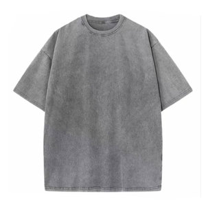 Collection de T-shirts Vintage Lavés : Chemises en Coton Décontractées à Manches Courtes avec Finition Délavée à l'Acide, Impression de Logo Personnalisé, Chemises Premium - Product Image 4