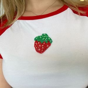 Top en perles fait main, luxe, pour femmes, vêtements de soirée, camisole, au meilleur prix - Product Image 3