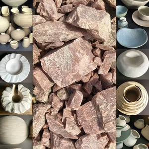 แร่โพแทสเซียมธรรมชาติชนิดเฟลด์สปาร์  แร่โพแทสเซียมสูง สำหรับอุตสาหกรรมเซรามิกและแก้ว  หินดิบ  จำหน่ายจำนวนมาก  รัฐราชสถาน ริยา มิเนอรัลส์ - Product Image 3